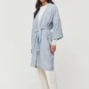 Bathrobe striped