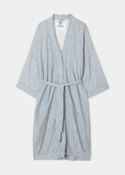 Bathrobe striped