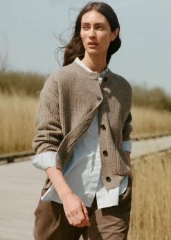 Bine wool cardigan