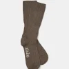 Cashmere rib socks