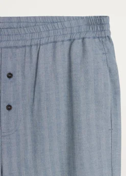Casual pant herringbone