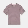 Classic circular tee striped