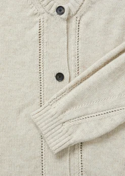Coban llama wool cardigan
