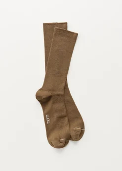 Cotton rib socks