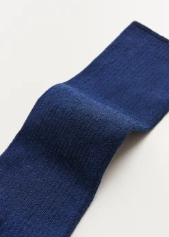 Cotton rib socks