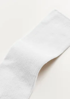 Cotton rib socks