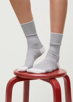 Cotton stripe socks