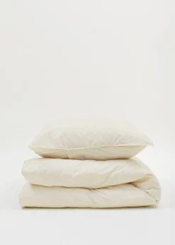 Duvet set & pillow case - pure ecru