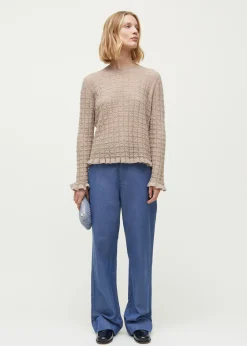 Mirja llama wool blouse