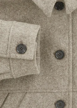 Moa jacket - loden wool