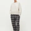 My pant checked wool