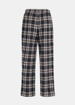My pant checked wool