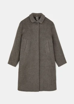 Noor llama wool coat