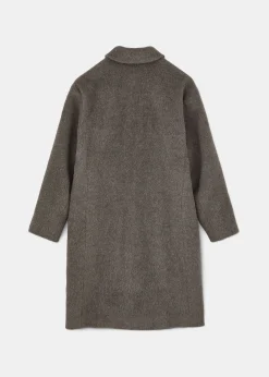 Noor llama wool coat