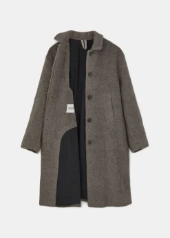 Noor llama wool coat