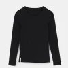 Rib long sleeve tee