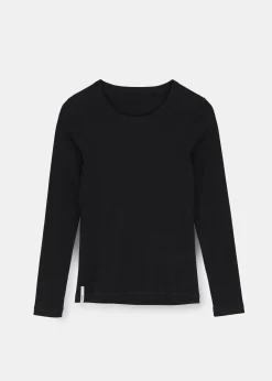 Rib long sleeve tee