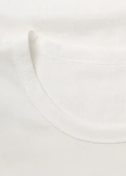 Rib long sleeve tee