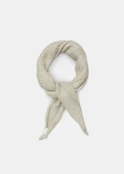 Rojo llama wool scarf