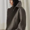 Short wool jacket