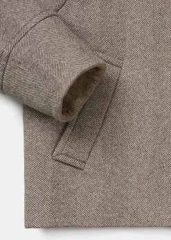 Short wool jacket