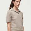 Vida cashmere polo neck t-shirt