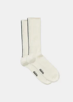 Wool detailed socks