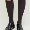 Wool knee socks